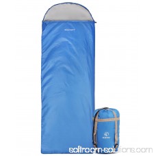 REDCAMP Ultra Lightweight Sleeping Bag For Backpacking, Comfort for Adults Warm Weather, with Compression Sack